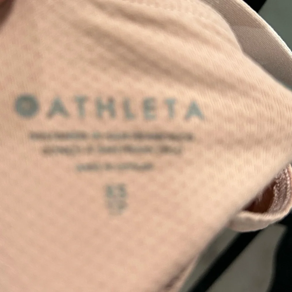 Athleta Warrior‎ Longline Bra Pink Camo